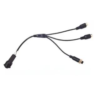 굴삭기 후방 카메라 사각지대 4채널 모니터 중장비 버스 기계 감시 사람인식 세트