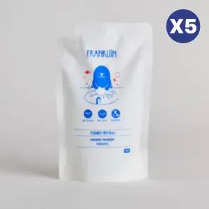 프랭클린 유아 거품형 핸드 워시 리필형 450ml 5개 BNA