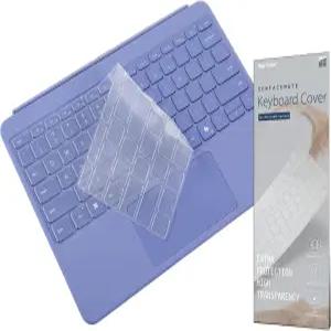 2025 서피스 프로 12인치 키보드 초박형 TPU 스킨 필름 미국 영어 레이아웃과 호환되는 커버 프로텍터