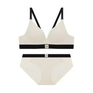 매장정품 CODES COMBINE 코데즈컴바인 INNERWEAR 드리밍 볼륨 노와이어 햄팬티 세트_크림 CEWRP455CRM 1036