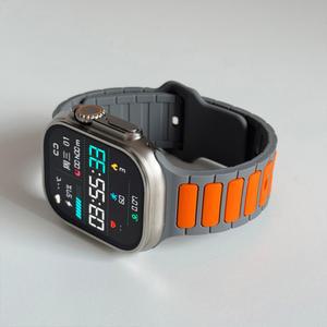 애플워치 10 밴드 46mm 45mm 44mm 49mm 42mm 40mm 38mm 스트랩, 실리콘 6 아이워치 2 7 SE 8 호환 5 9 울트라 시리즈