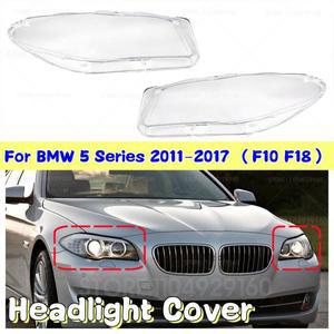 BMW 5 시리즈 F10 F18 528i 530i 2011-2017 자동차 헤드라이트 커버 램프커버 램프쉐이드 램프 유리 렌즈
