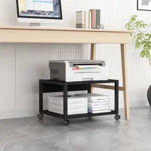 책상선반 프린트 다이 정리대 사무실 인테리어 잠금 낮은 이동식 보관파일 트레이