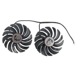 95MM 비디오 카드 팬 교체용 MSI GTX 1070 1080 Ti 게이밍 X RX 570 580 5600 5700 XT 그래픽 냉각