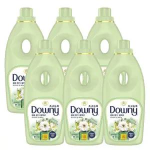 다우니 생화향기 컬렉션 1L X 6개 프리지아 페어