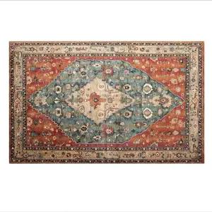 거실 패턴 양탄자 250X300 침실 카펫 용 특대형 러그 북유럽 엔틱