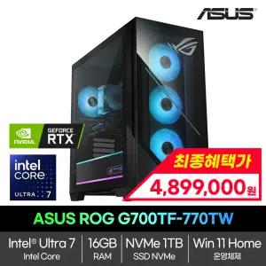 사전예약) 3월10이후 순차발송 ASUS ROG 700 (U7-265KF/16GB/1TB/Win11Home) G700TF-770TW