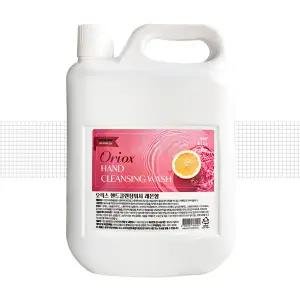 오릭스 핸드 클렌징 워시 레몬향 4.1kg , 1개, 물비누 리필용 대용량