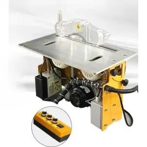 무소음 먼지없는 테이블 무진공 미끄럼 소형 톱절단기 알람