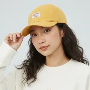 레터링 남녀공용 커플 숏챙 미니멀 앰버캡 남녀공용모자 남성모자