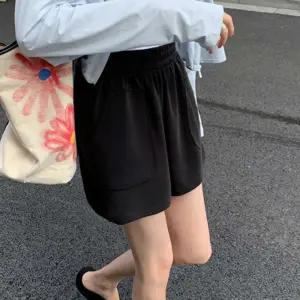 얇은 여성 반바지 허리밴딩 홈웨어 포켓포인트 데일리 MpJ3+5ESC