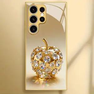 [보리심] 갤럭시 S26 S25 S24 S23 S22 S21 S20 FE 울트라 케이스 골드 큐빅 애플 강화