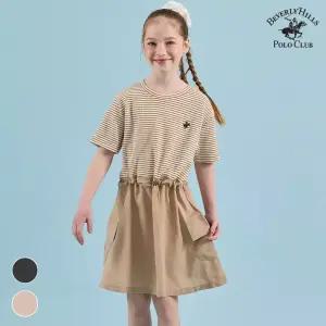 [폴로클럽] 스트라이프반팔원피스