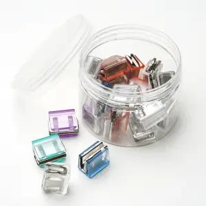 미니 페이퍼 클립 20p 고정클립 집게 서류 문서 네모클립 서류정리 고정집게