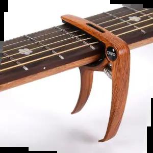 클래식기타카포 집게형 우드 기타카포