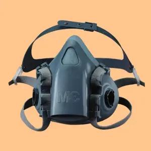 3M 방독 마스크 방독면 반면형 중형 분진 작업 현장
