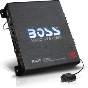 BOSS Audio Systems R1100M 모노블록 차량용 앰프 - 1100 고출력 2-8옴 지원 저/고 레벨 입력 로우 패스