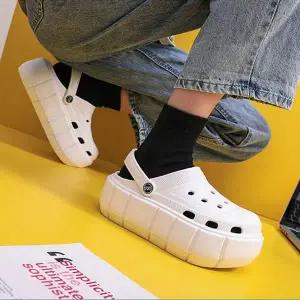 여자 VN558425 샌들 키높이 트렌드 슬리퍼 1P 데일리 통굽 편한