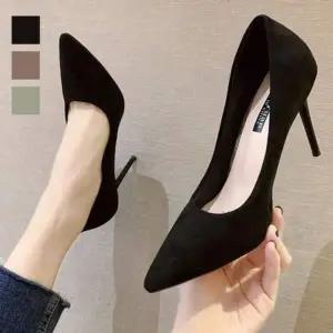 소재 TR800872 여자구두 샌들 펌프스힐 높은 킬힐 스웨이드 고