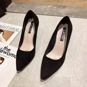 스틸레토 BT043246 3컬러 스웨이드 펌프스힐 킬힐