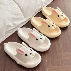 (앙상블)토끼 JP523644 이빨 EVA 슬리퍼 실내화 샌들 통굽 층간