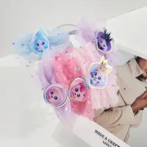 KC 정품 프린세스 캐치 티니핑 6기 헤어밴드 하츄핑 이클립스핑 외 머리띠 4136