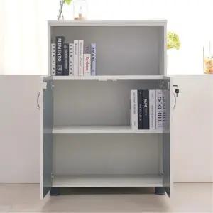 사무실 공간분리 잠금선반 낮은수납장 3단 800 케비넷