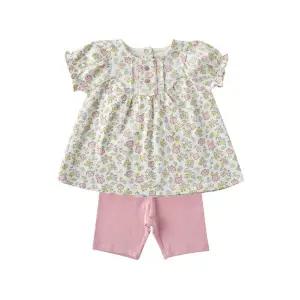 [M밍크뮤D] 26SS (PK)쁘띠가든플라워져지상하복 여름 반팔세트 (3631361008) 출산준비물/신생아선물/배내수