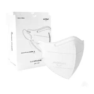 입체형 새부리 보건용 마스크 개별포장 화이트 일회용 위생 호흡기 보호 얼굴 밀착