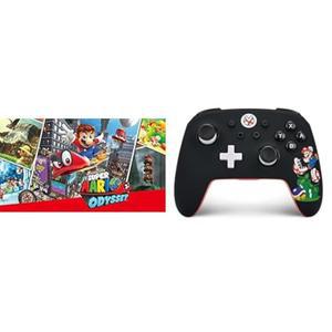 닌텐도 스위치 / 2 라이트 OLED 모델용 슈퍼 마리오 오디세이 [디지털 코드] + PowerA 강화 무선 메이헴 컨트롤러 번들