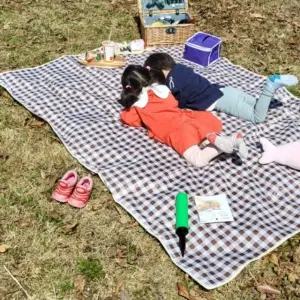 매트 초콜렛 체크무늬 피크닉 방수 중형 가성비 좋은 실용적인 데일리 필수템