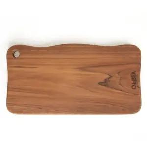 올비아 티크우드 통원목 도마 특대