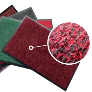 고급 보카시 현관매트 50X80cm 브라운 아쿠로 스타일 모던한 디자인 패딩