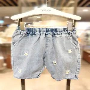 [아가방] 버니 프릴 7부데님 바지 (01T322001)