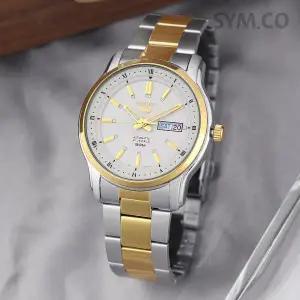 5 SNKP14K1 오토매틱 데이데이트 골드 콤비 클래식 남자 메탈 시계 d