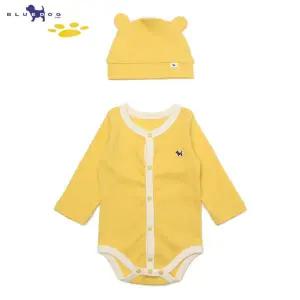 블루독베이비hu23.FW YE모달골지컬러배내바디수트SET 43A70-040-14 내의배내내의수트우주복신생아 146509