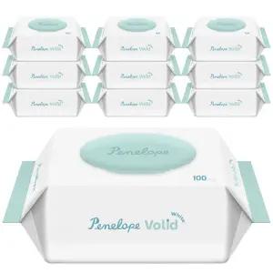 페넬로페 물티슈 볼리드 화이트 캡형 100매 10개