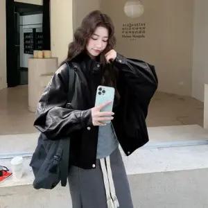 겨울 여친 패딩다운 점퍼 연두 기모 도톰 카고파 야상 숏 다운 DUCHI4