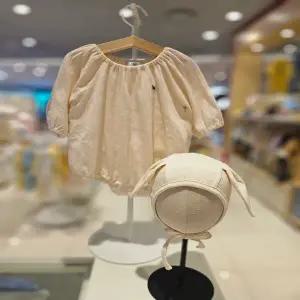 블루독베이비[hu] 26.SS여름신상 CR)슈크림SET바디수트 46370-676-01 우주복/슈트/실내복/보넷/외출복