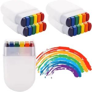 프라이드 페이스 페인트 5Pc 크레용 프라이드의 날 기념 파티를 위한 플래그 모든 퍼레이드 액세서리