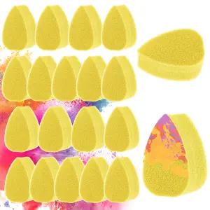 20개 페이스 페인팅 스펀지 고밀도 용품 꽃잎 드롭 메이크업 페인트 성인 미술 작품 및 바디 눈물 방울