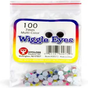 하이글로스 프로덕츠 플라스틱 아이볼 구글리 아이즈 - 예술 및 공예에 적합 비접착성 붙여넣기 다양한