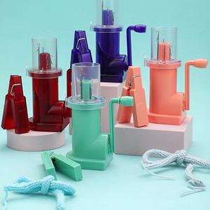 휴대용 손뜨개 기계 공예 팔찌 직조 도구 장식 수동 로프 니트 룸 스풀 니터