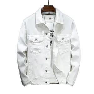 남자청자켓 꾸안꾸 보온 봄가을 기모 아우터 점퍼 빈티지 캐주얼 두꺼운 겨울 데님점퍼