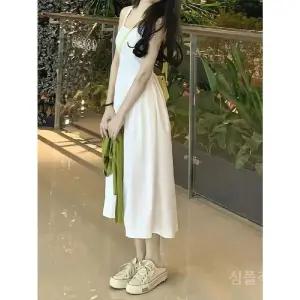 가디건원피스세트 민소매 투피스 SET 원피스세트 여름 가디건 카디건 여성 뷔스티에 슬림