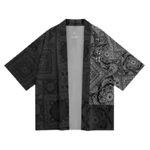 남자유카타 온천옷 오버핏 로브 여름 가디건 셔츠 카디건 일본 코스프레 목욕가운 기모노