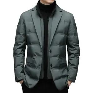 남자구스재킷 점퍼 등산 정장 오리털 빅사이즈 보온 겨울 마이 자켓 아웃도어 재킷 패딩자켓 구스