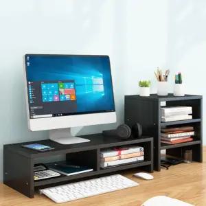 2단모니터받침대 수납장세트 KDo1+2AlG