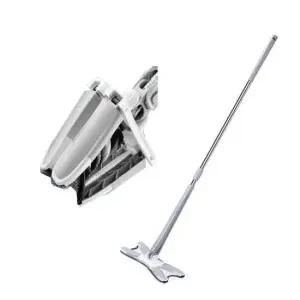 청소용품 밀대걸레+초극세사패드3개+긴막대 욕실청소솔