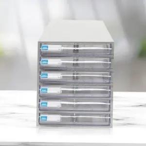 5단 서류 수납함 사무실 투명 서류함 보관함 화일 5단 서류 수납함